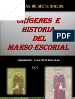 18 Orígenes e Historia Del Manso Escorial