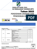 Pendidikan Jasmani Dan Pendidikan Kesihatan: Tahun 2022