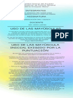 USO DE LAS MAYÚSCULAS INICIALES