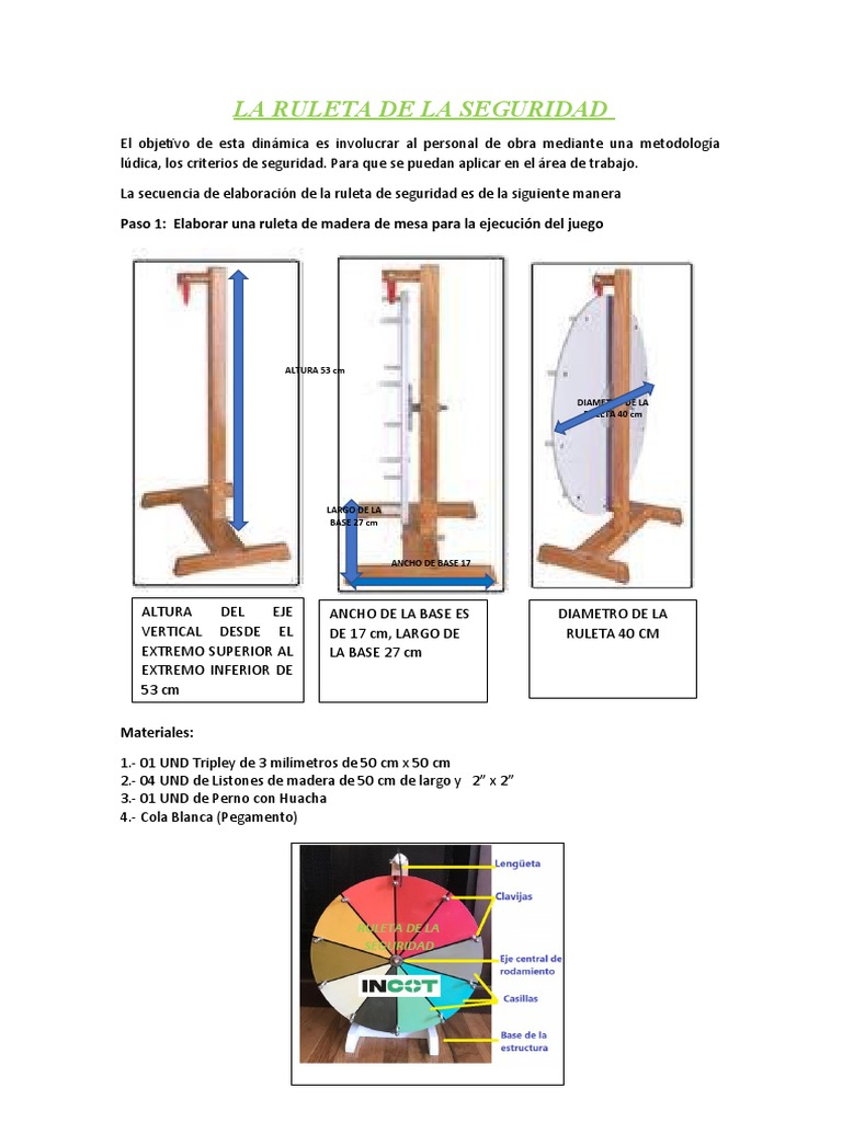 Anexo 1 Ruleta de La Seguridad PDF