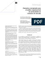 Articulo Final - Elementos Conceptuales para El Análisis Organizacional de Universidades - Fernández Bernasconi