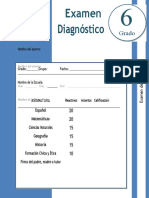 6to Grado - Examen Diagnóstico (2022-2023)