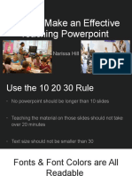 How To Make An Effective Teaching Powerpoint