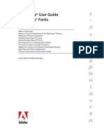 OpenType User Guide For Adobe Fonts