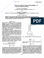 On The Dynamics of Distillation Processes VI Batch Distillation Doherty 1978