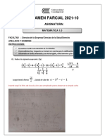 1examen Parcial - Matemática-1.0-2021-10
