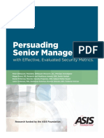 Pursuading Senior Management Metric