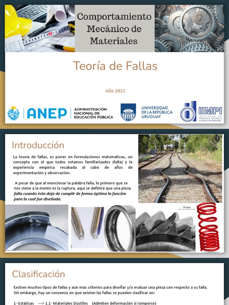 Teoría De Fallas Pdf Ductilidad Mecánica
