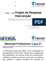 TFC - UFERSA - Projeto de Pesquisa Intervenção