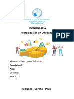 Monografía de Participación en Utilidades