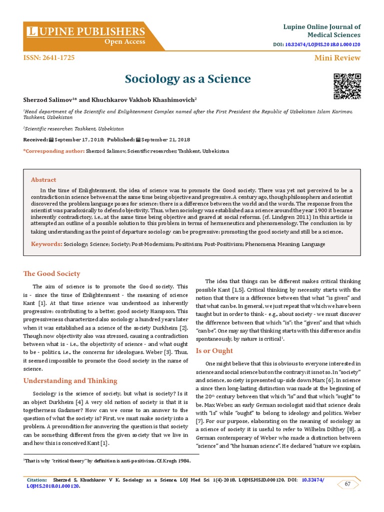 Sociology as a science download free pdf phenomenology philosophy