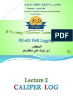 02 - (Pe433) - Lecture (2) Caliper Log-2021