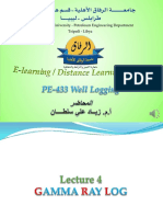04 - (Pe433) - Lecture (4) Gamma Ray Log-2021