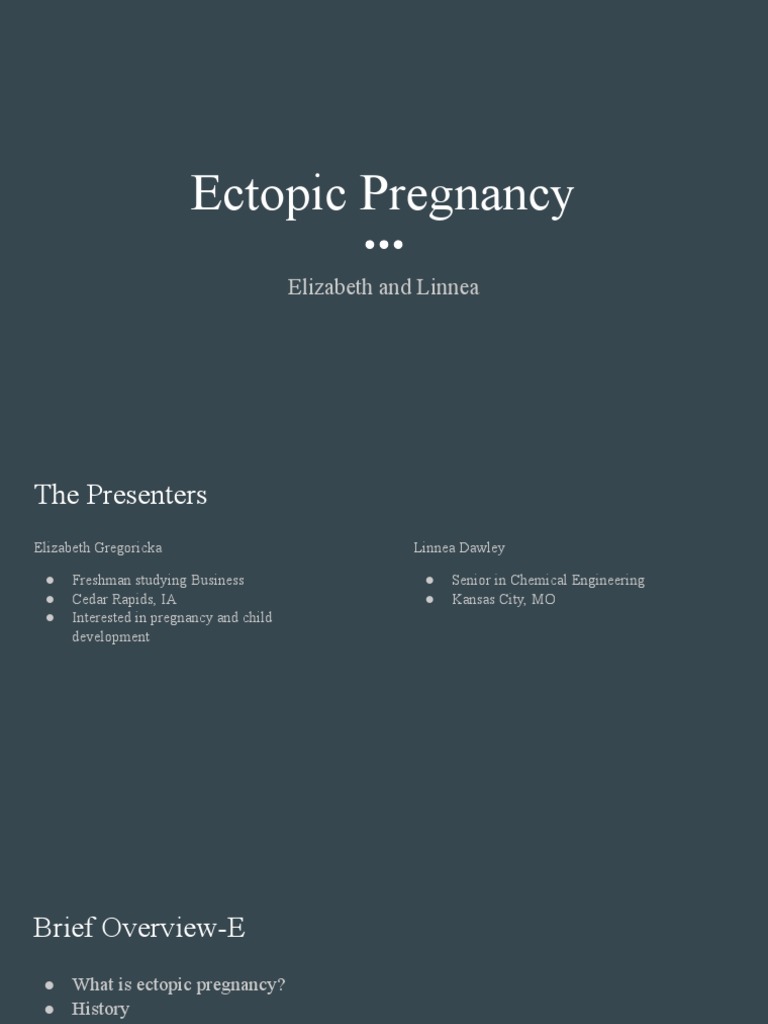 Ectopic Pregnancy | PDF | Pregnancy | Gynaecology