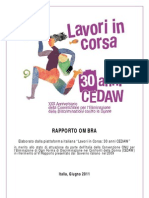 Rapporto Ombra Sull'implementazione Della Convenzione in Italia Sottoposto Al Comitato CEDAW Dalla Piattaforma "Lavori in Corsa".