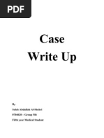 Case Write Up