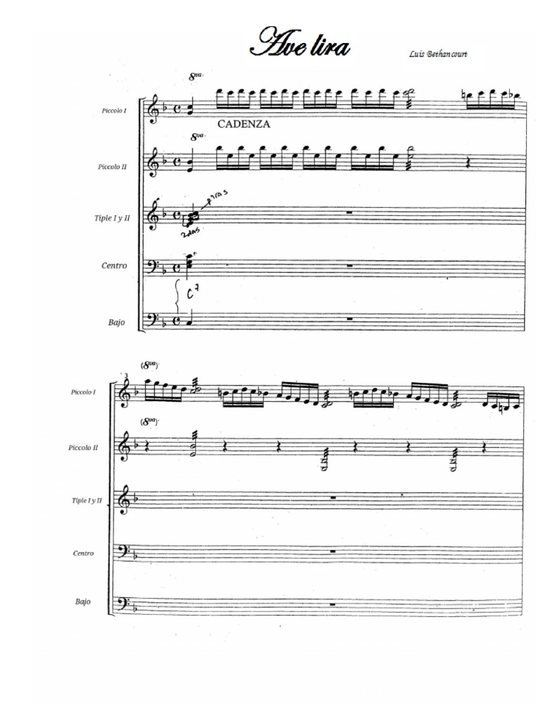 Ave Lira Pdf