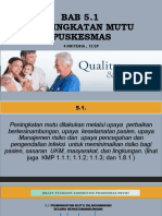 Bab V (5.1) Peningkatan Mutu Puskesmas