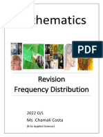 REvision Grade 11 Frequency Distribution1