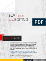 Tpav Teknik Pengolahan Audio & Video. Alat d a n Teknik Editing. Oleh _ Kismiaji, 2021