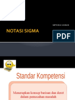 Notasi Sigma