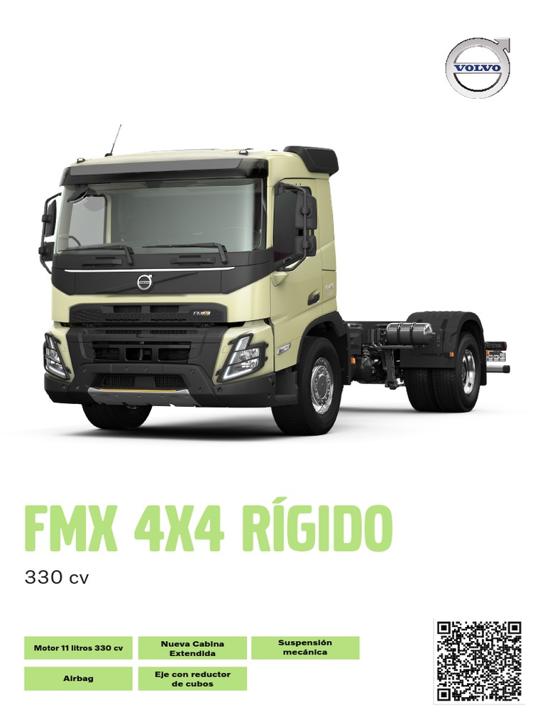 Volvo FMX 4x4 Rígido 330 CV - Ficha Técnica | PDF | Eje | Tracción en ...
