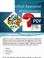 Practical Appraisal Math