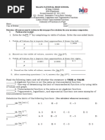 Q3 Basic Calculus 2nd Summatiuve Test