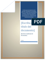 Escriba El Subtítulo Del Documento