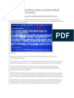 Solución a los pantallazos azules en Windows