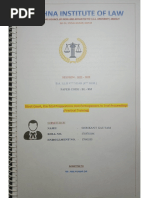 LLB Project File 6TH Semester | PDF