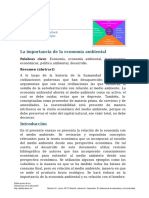 La importancia de la economía ambiental