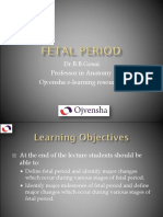 11 Fetal Period-Dr - Gosai