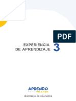 Experiencia de Aprendizaje #3