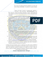 04-01-2020 - Medidas - Policía Nacional