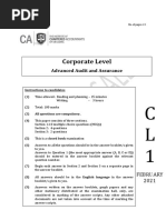 2021 - 2 - 11 - 145 - CL1-Adavanced Audit and Assurance-Feb 2021 - English