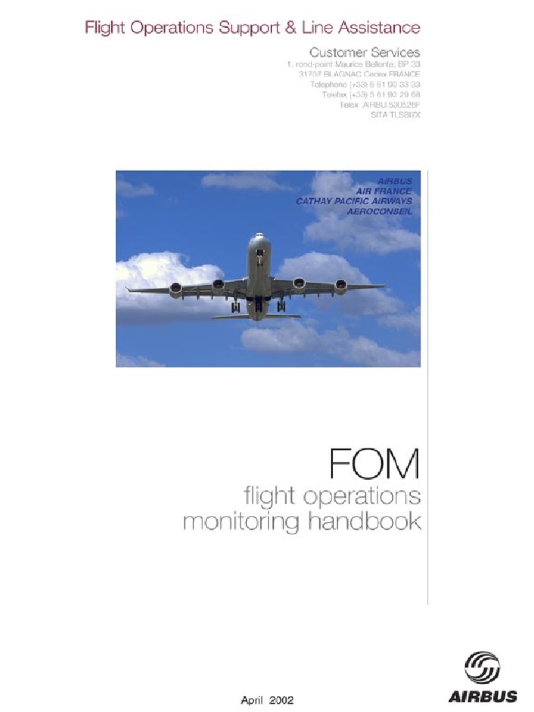 Flight Operations Monitoring Handbook | PDF | Federal Aviation  Administration | Aviation Safety