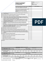 Checklist para recebimento de monômero de estireno na POF-3