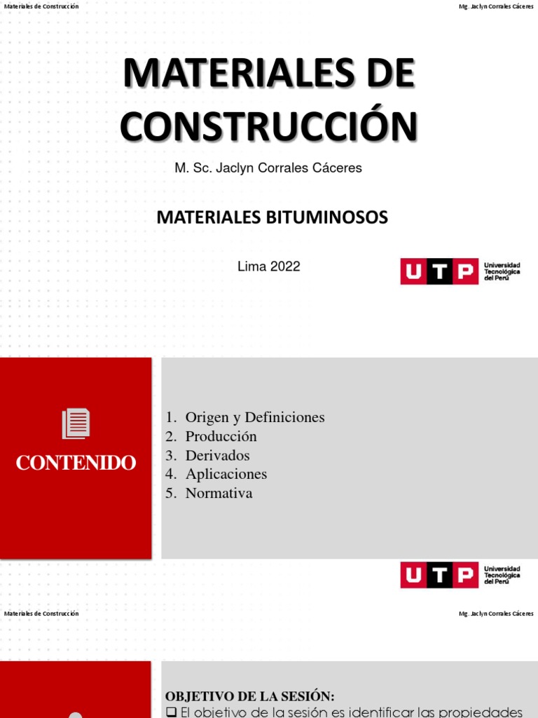 Materiales Bituminosos en Construcción | PDF | Petróleo | Asfalto