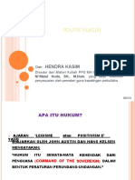 POLITIK HUKUM