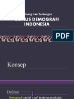 Peluang Dan Tantangan: Bonus Demografi Indonesia
