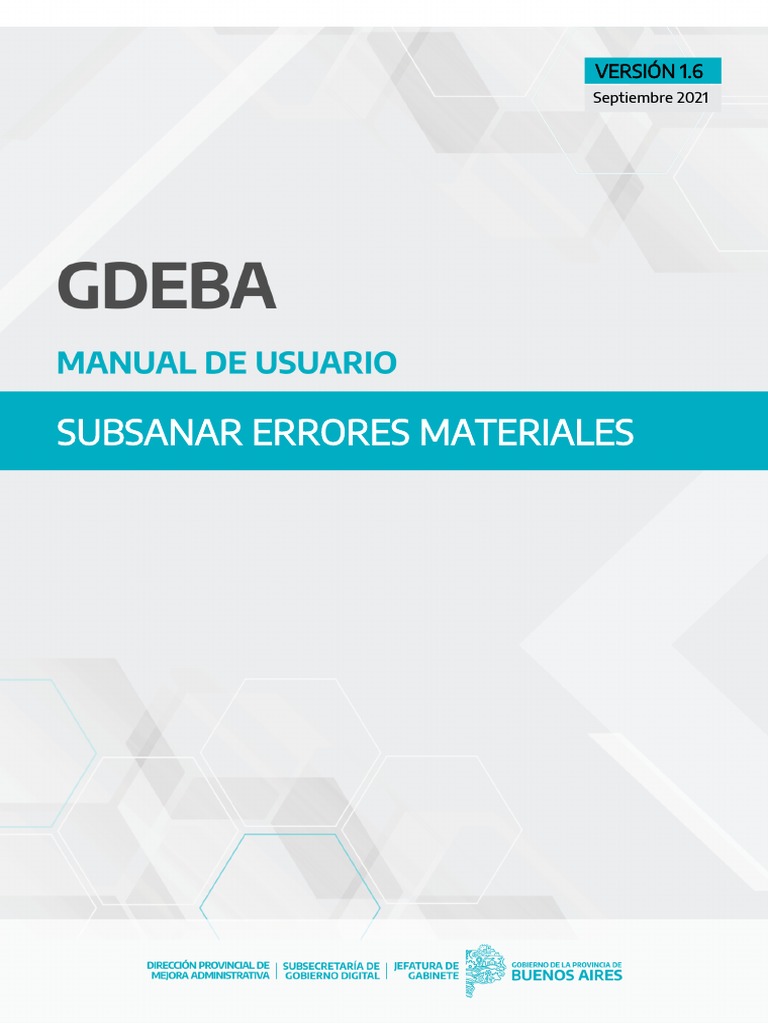 Guía para subsanar errores en GDEBA | PDF | Informática | Software