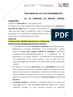 Actividades de La Semana Del 12 Al 17 de Septiembre de 2022 Actualizada Ok