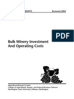 Bulk Winery Investment and Operating Costs