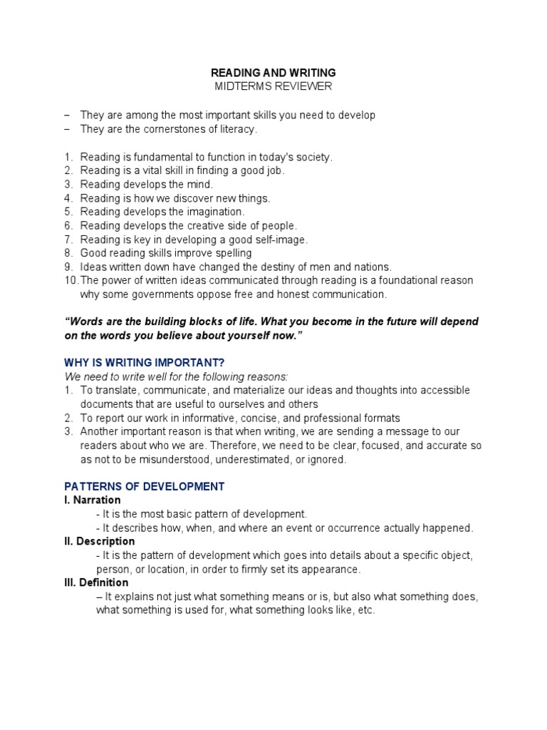 Reading and Writing MIDTERMS PDF Intertextuality Idea