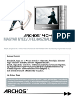 Magyar - Felhasznaloi Kezikonyv - Archos 404 - v2.2