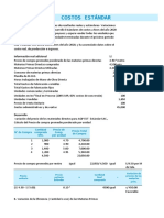 Costos Estandar Estimados CCII PRACTICA 