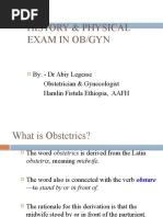 Obstetric History OSCE Checklist Geeky Medics | PDF | Pregnancy ...