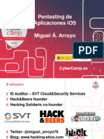 Cybercamp2016-Pentesting de Aplicaciones Ios-Miguel Angel Arroyo