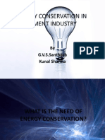 Energy Conservation In